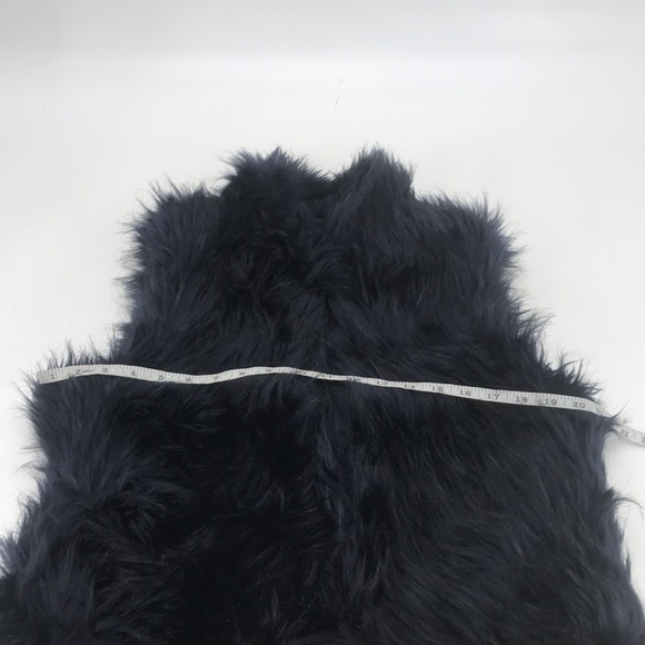 Ci Sono Retro 70’s Faux Fur Penny Lane Ombre Cozy Plush Vest Jacket - Picture 14 of 16